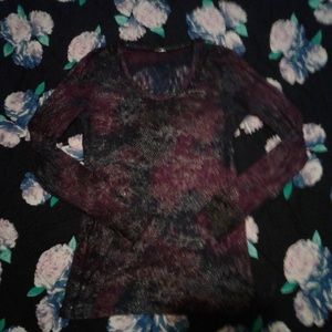 Affliction Mesh Long Sleeved Shirt